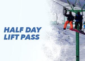Half Day Lift Pass - 10% discount